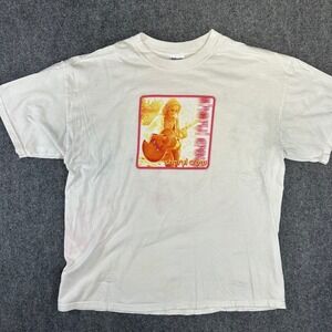 Vintage Sheryl Crow 2003 Concert Tour T-Shirt White XL M&O Knits Double Sided